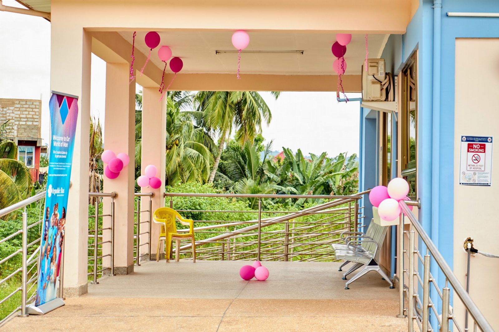 The Clinic dressed for Pink Month