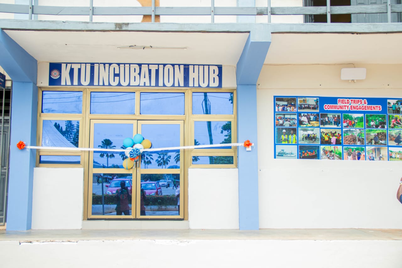 The KTU Incubation Hub building on campus