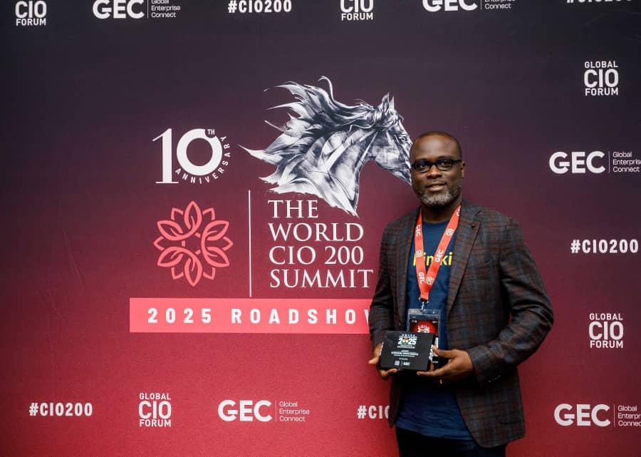 Director Emmanuel Opoku Debrah Honored with Prestigious Legend Award at World CIO 200 Summit 2025
