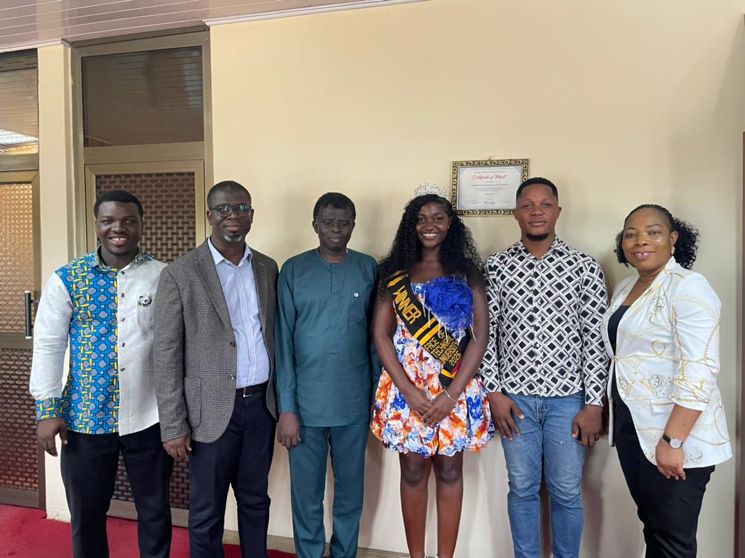Queen Kara Pays Courtesy Call on KTU Management After Face of Technical University 2025 Win